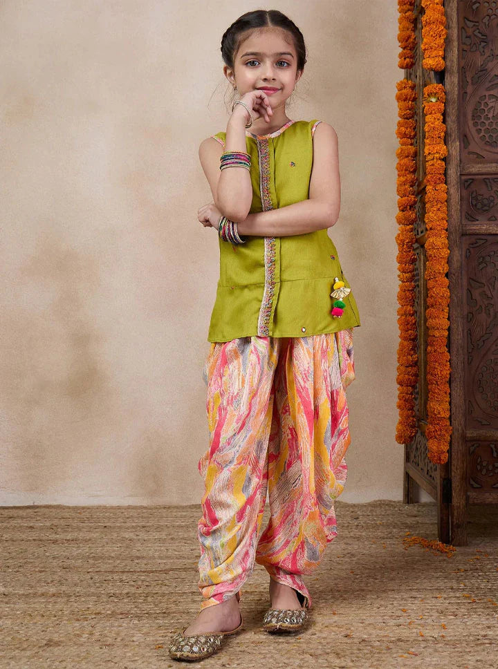 Girls Dhoti Sets